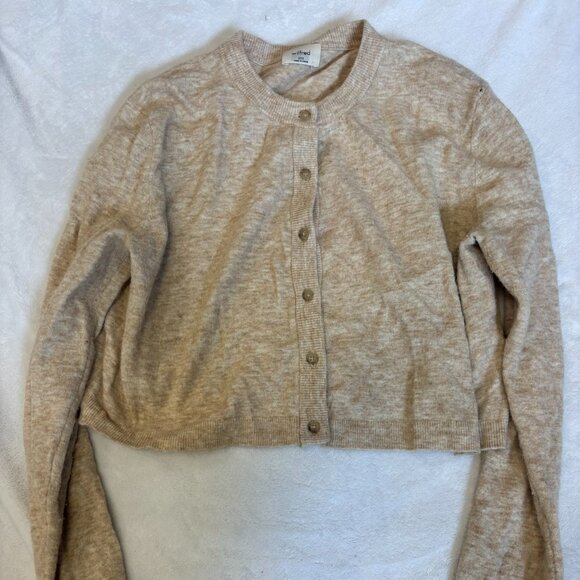 Wilfred Women's Cream Sicily Long Sleeve Button Front Cardigan Sweater Size XXS - Picture 1 of 4